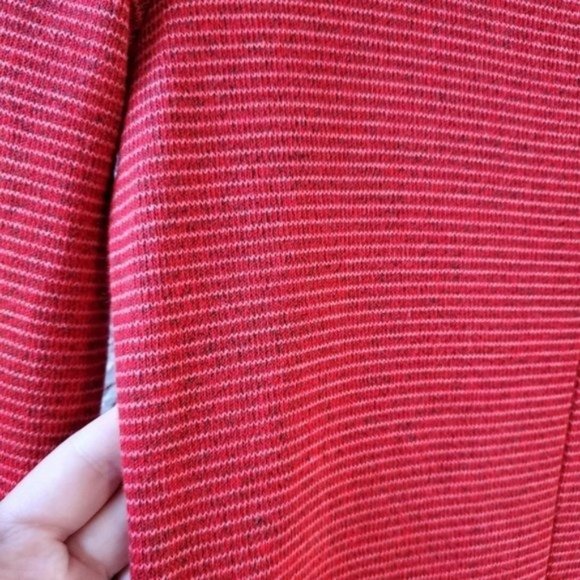 Christy Dawn red dead stock uncalled recycled fabric the Abbey sweater dress - Picture 10 of 14